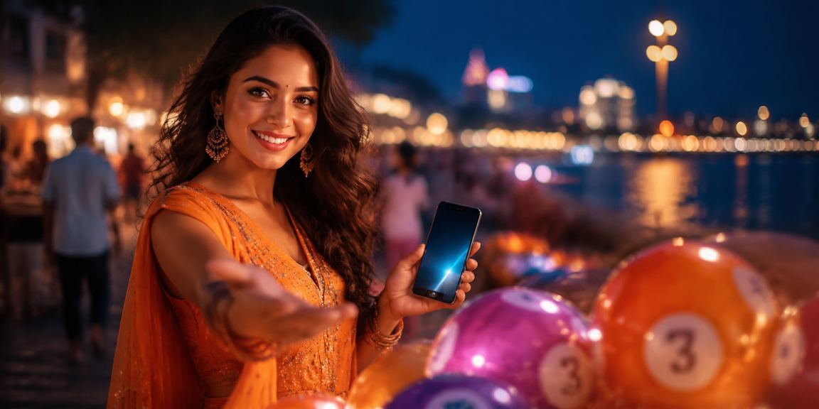 Player enjoying Andar Bahar game in a lively Indian setting
